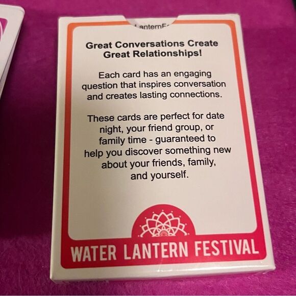Water Lantern Festival Conversation Cards - Picture 6 of 7